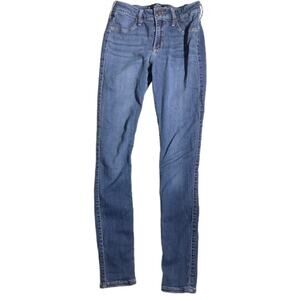 Hollister Mid Rise Jean Leggings Denim Blue Women’s 7R — Skinny, Stretch, Casual